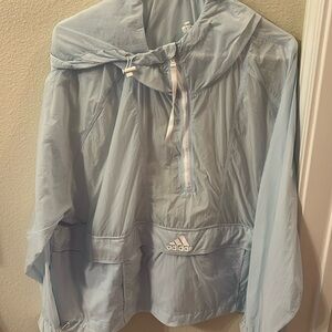 Rare Baby Blue Cropped Wind.rdy Windbreaker | adidas